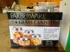 FARBERWARE 4PC GLASS CANISTER FOOD STORAGE CONTAINER SET RETAILS FOR $19.99 - 2