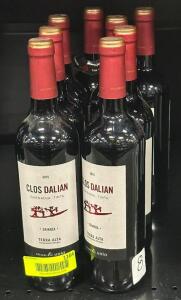 (8) BOTTLES OF CLOS DALIAN CRIANZA