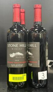 (3) BOTTLES OF 2020 OZARK HELLBENDER RED WINE BLEND