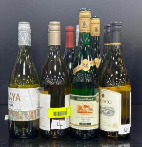 (10) BOTTLES OF ASSORTED WINE