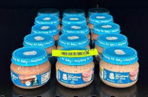 (15) JARS OF HAM AND GRAVY BABY FOOD