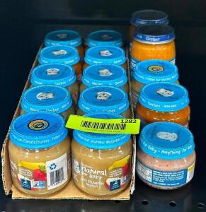 (15) JARS OF ASSORTED BABY FOOD