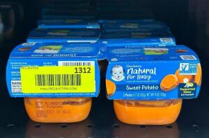 (13) PACKS OF ASSORTED BABY FOOD