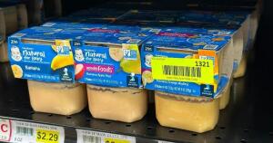 (21) PACKS OF ASSORTED BABY FOOD