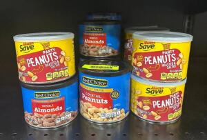 (14) ASSORTED CONTAINERS OF NUTS