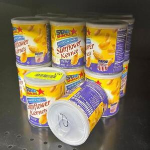 (12) CANS OF SUNFLOWER KERNELS