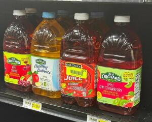 (7) BOTTLES OF ASSORTED JUICE