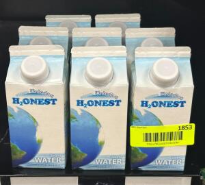 (8) BOTTLES OF H2ONEST WATER