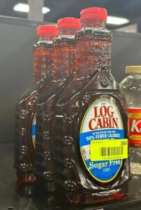 (3) BOTTLES OF SUGAR FREE SYRUP