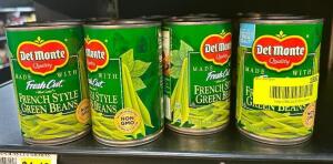 (12) CANS OF GREEN BEANS