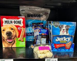 ASSORTMENT OF DOG TREATS