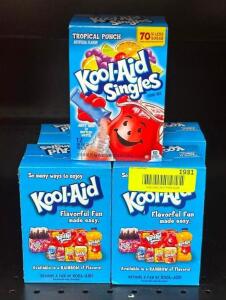 DESCRIPTION: (5) BOXES OF KOOL-AID QTY: 5