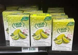 DESCRIPTION: (12) BOXES OF TRUE LIME PACKS QTY: 12