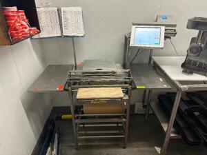 HEATED WRAPPING STATION W/ METTLER TOLEDO SCALE