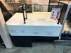 54" X 38" CUTTING BLOCK TOP DELI COUNTER W/ SNEEZE GUARD. - 4