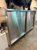 9' X 24" FOUR DOOR ALL STAINLESS SLIDING DOOR CABINET - 3