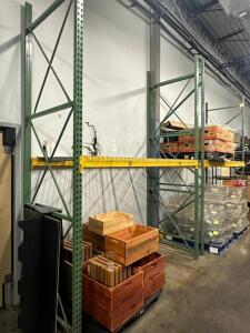 (1) 8' X 42" SECTION OF PALLET RACKING W/ WIRE DECKING