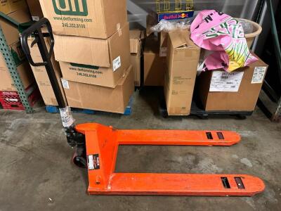 2 TON CAPACITY PALLET JACK - ORANGE