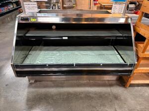 62" MULTI DECK SELF SERVICE REFRIGERATED DISPLAY CASE.