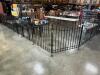 (12) SECTION OF 48" METAL STAND ALONE FENCING / PARTITION