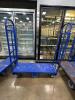 48" X 16" HEAVY DUTY WAREHOUSE CART W/ DOUBLE END HANDLES - BLUE