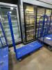 48" X 16" HEAVY DUTY WAREHOUSE CART W/ DOUBLE END HANDLES - BLUE - 2