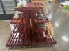 36" DOUBLE SIDED MULTI TIER WOOD DISPLAY RACK. - 4