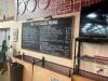 (2) 8' X 4' FRAMED CHALK BOARDS W/ LIGHT FIXTURES ON TOP - 2