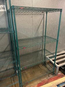 (3) 36" X 24" THREE TIER METRO COATED WIRE SHELVES