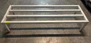 (2) 60" X 20" ALUMINUM DUNNAGE RACKS