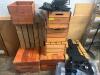 (1) LOT OF ASSORTED WOODEN CRATES