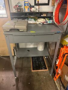 30" METAL SHOP DESK