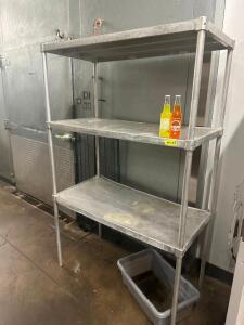 48" X 24" THREE TIER STAINLESS SHELF