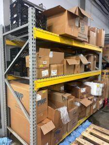 8' X 42" SINGLE SECTION OF PALLET RACKING