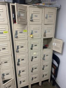 18 GROUP METAL LOCKER SYSTEM