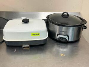 CROCK POT AND ELECTRIC GRIDDLE