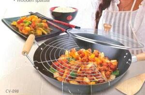 CHEFVENTIONS 4PC WOK SET RETAILS FOR $27.95