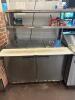 DELFIELD 44" OPEN TOP REFRIGERATED SANDWICH PREP TOP.