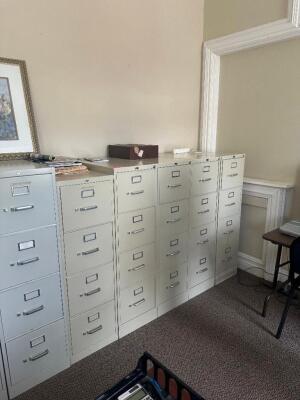 (5) - OFFICE FILE CABINETS