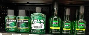 (27)- BOTTLES OF AFTERSHAVE