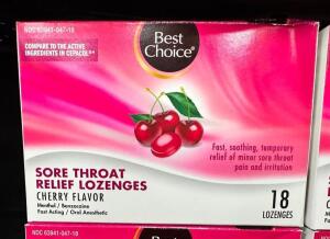 (20)- CHERRY LOZENGES