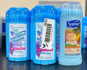 (23)- STICKS OF DEODORANT