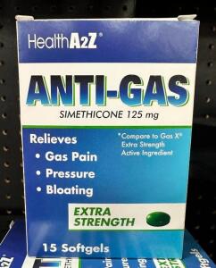 (20)- BOXES OF ANTI-GAS MEDICATION