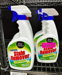 (7)- BOTTLES OF STAIN REMOVER