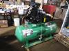 DESCRIPTION: (1) ELECTRIC AIR COMPRESSOR BRAND/MODEL: SPEEDAIRE #1WD86 INFORMATION: GREEN SIZE: 7.5 HP, 2 STAGE, HORIZONTAL, 80 GAL TANK, 23.5 CFM, BA - 3