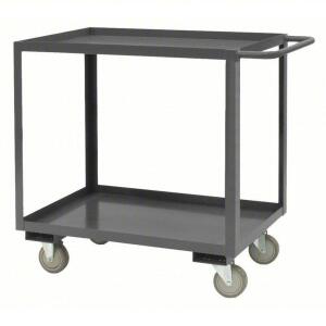 DESCRIPTION: (1) UTILITY CART, 2 SHELF BRAND/MODEL: DURHAM INFORMATION: STEEL, GRAY SIZE: 48" L X 24" W X 36"H RETAIL$: $487.18 EA QTY: 1