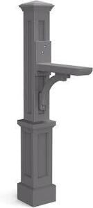 DESCRIPTION: (1) MAIL POST BRAND/MODEL: MAYNE INFORMATION: DARK GRAY RETAIL$: $131.34 EA QTY: 1