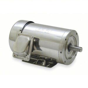 DESCRIPTION: (1) WASHDOWN MOTOR BRAND/MODEL: DAYTON #2RKZ4 INFORMATION: STAINLESS STEEL/3-PHASE/HP: 15 SIZE: 23-3/4"L X 19-7/8"LENGTH LESS SHAFT RETAI