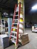 DESCRIPTION: (1) FIBERGLASS TRIPOD STEP LADDER BRAND/MODEL: WERNER #4EB98 INFORMATION: LOAD CAPACITY: 300 LBS/TYPE IA SIZE: 10' LADDER, 8' PLATFORM H - 2