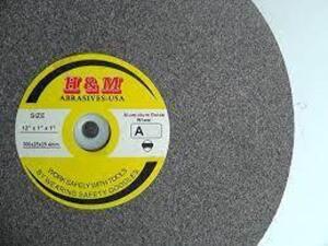 DESCRIPTION: (3) GRINDING WHEELS BRAND/MODEL: GARDNER YELLOW RIM INFORMATION: WET OR DRY GRINDING SIZE: 29-1/2 X 1-1/2 X 22 X 12 RETAIL$: $69.99 EA QT